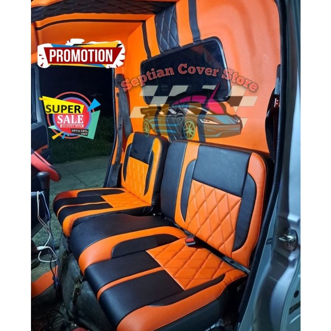 Sarung jok mobil granmax pick up / sarung jok mobil pickup grandmax / cover jok mobil grandmax picku