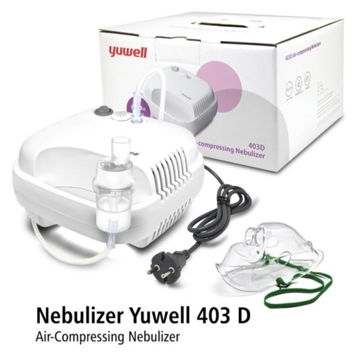 Nebulizer Compressor 403D | Alat Terapi Uap Pernafasan - YUWELL