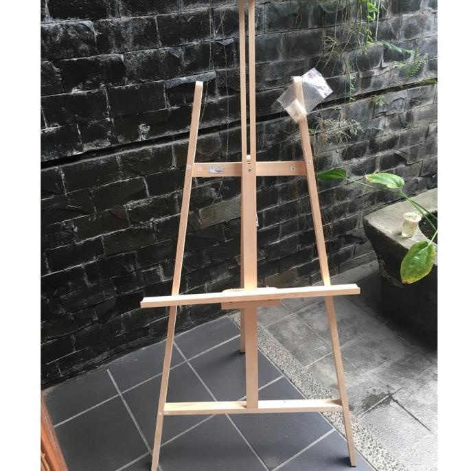 

Original Easel Kayu Standard Lukis / Stand Penyangga Bingkai Besar