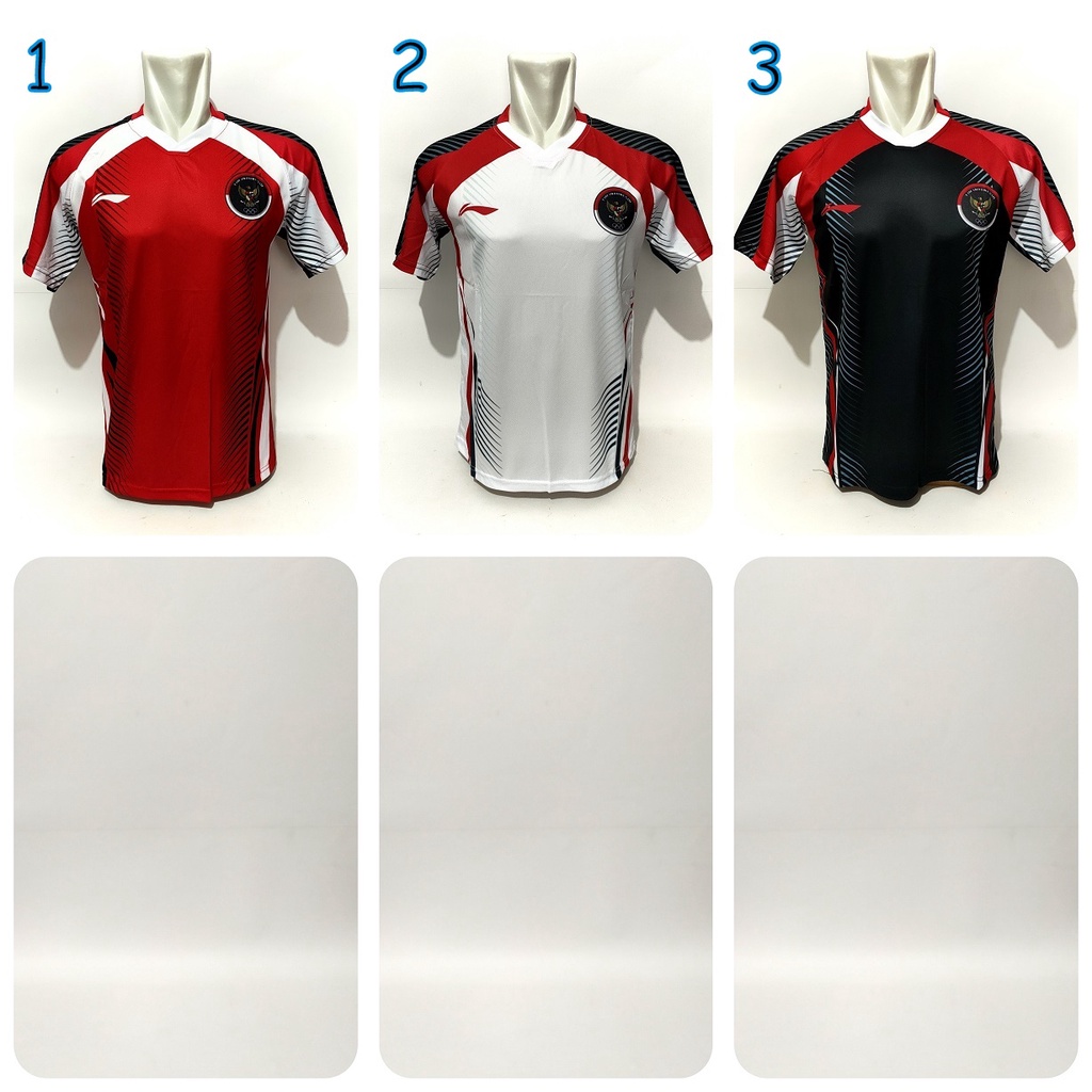 Kaos Badminton L153 Grosir Timnas Indonesia Olympiade #Bulutangkis