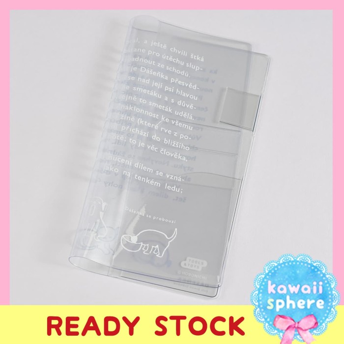 

Diary Hobonichi Dasenka Cover On Cover Clear Weeks Size Ready Stock