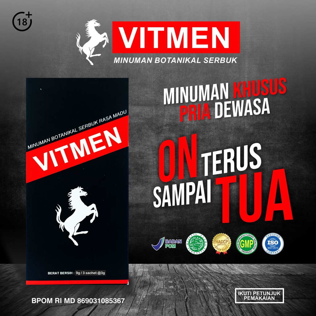 OBAT KUAT MINUMAN SERBUK PENAMBAH STAMINA PRIA DEWASA VITMEN ORIGINAL