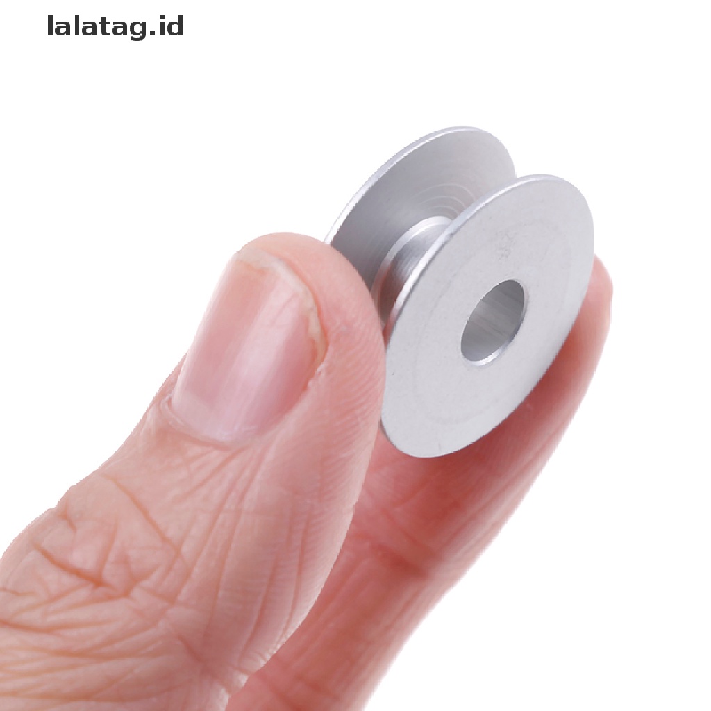 [lalatag] 10pcs Bobbins Aluminium Industri 21mm Untuk Alat Mesin Jahit Singer Brother [ID]