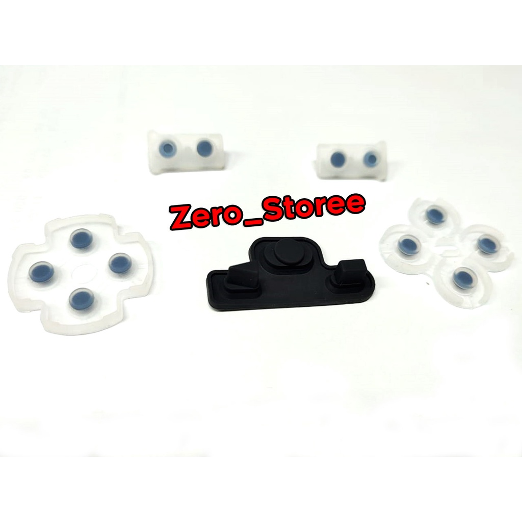 SET Karet Tombol Stik PS3 Stick PS-3 Pencetan Plastik V3 PS 3 Button playsation playstation