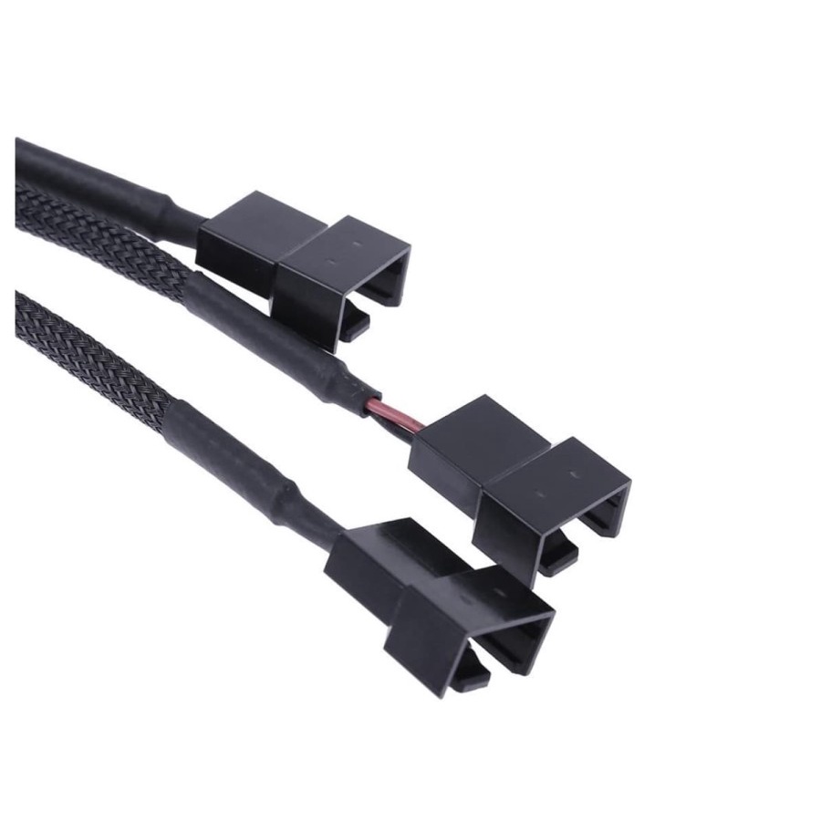 (UMU SUPPLIER) Kabel Splitter Fan Hub 4pin 3pin x3 to Molex 4pin Extension Kipas PC