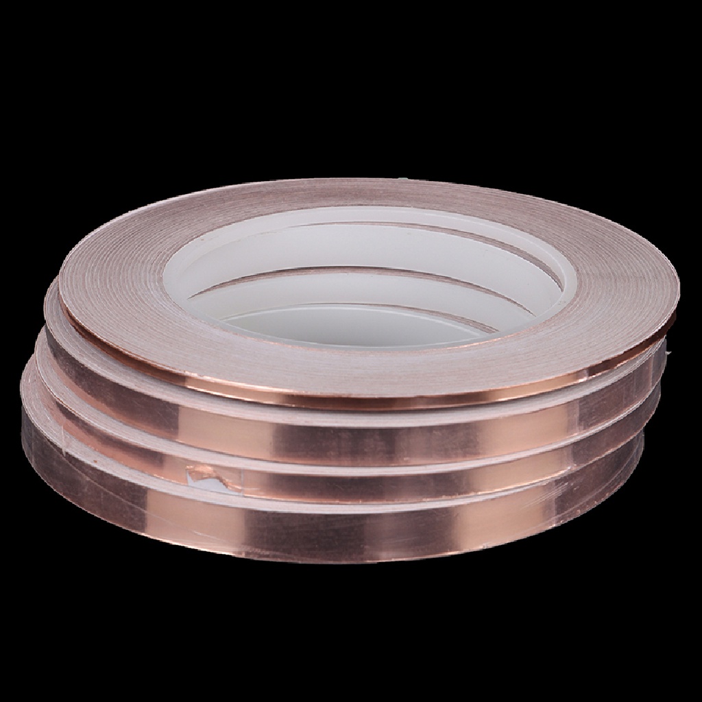 Deid 30M Single Side Conductive Copper Foil Tape Strip Perekat EMI Shielding Tape Martijn