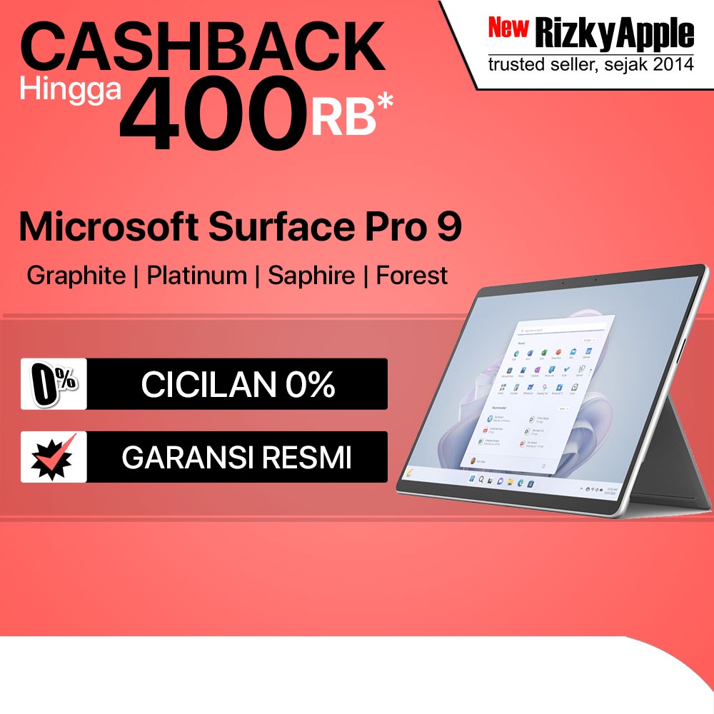 Microsoft Surface Pro 9 Core i7 / i5 1TB 512GB 256GB 128GB [ Not 8 / 10 ]