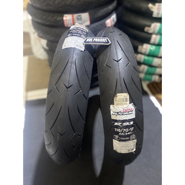 Ban corsa platinum r93 110/70 - 17 Tubeless