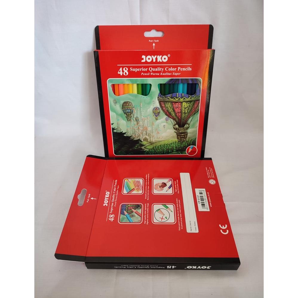 

(BAYAR DITEMPAT) Pensil warna / Color pencils CP-0127 48 warna Joyko