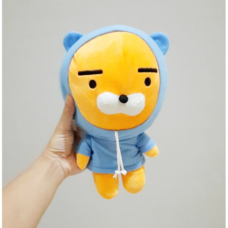 Boneka Ryan Kakao Hoodie Biru Size 30 cm/ Boneka Kakao/ Ryan Costum