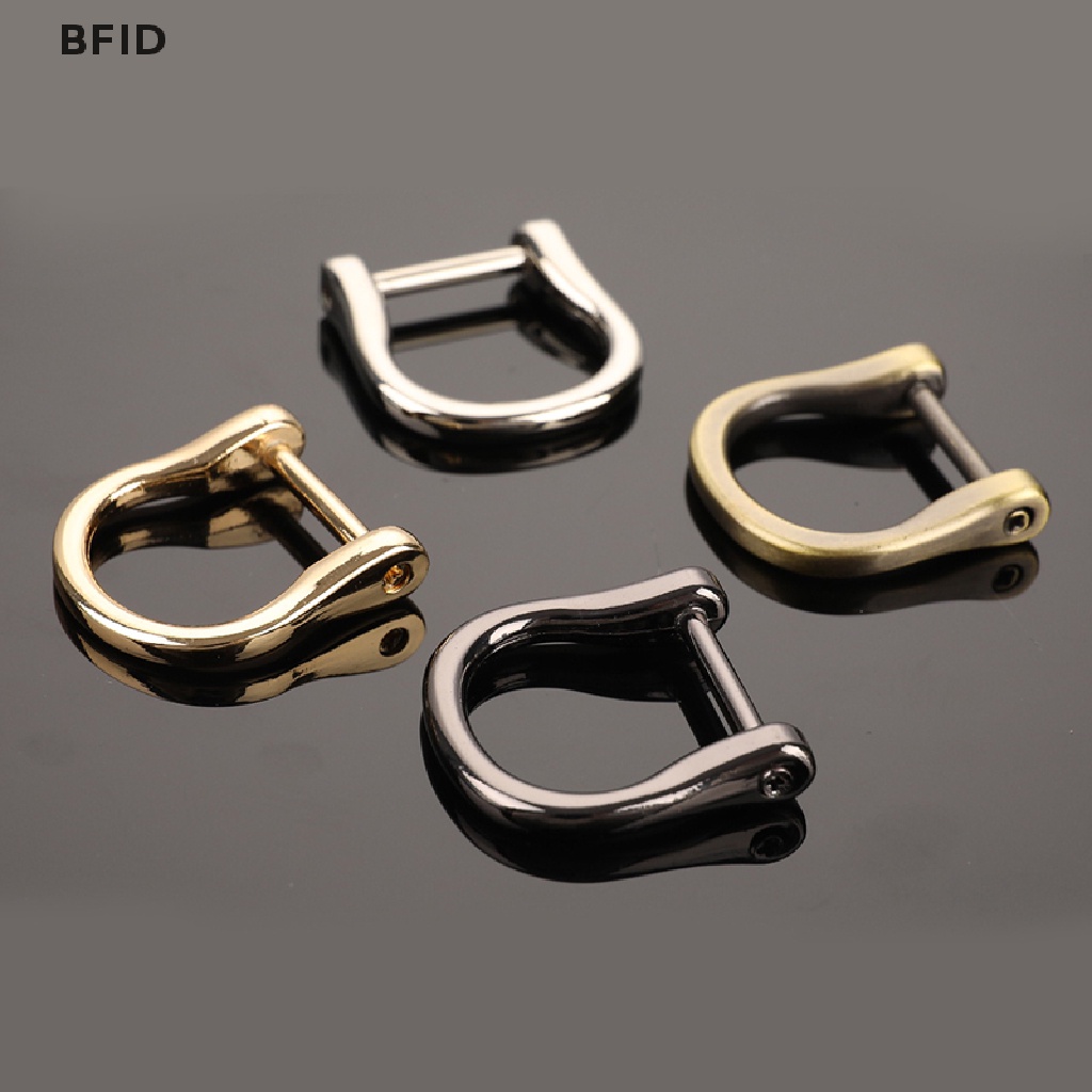 [BFID] Detachable Removable Open Screw D Ring Buckle Shackle Clasp Tas Kerajinan Kulit [ID]