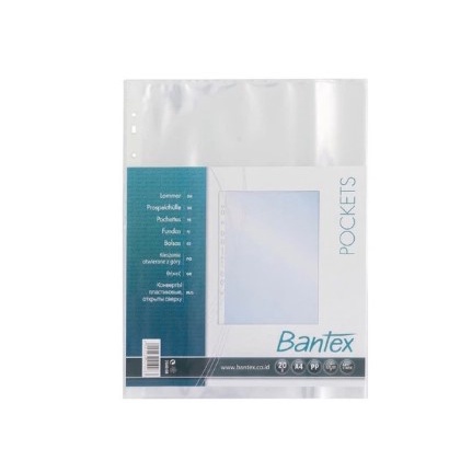 

Pocket Bantex 2040 08 A4 (isi 20)