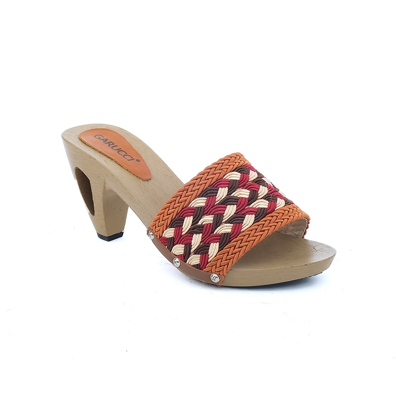 sandal heels wanita,sandal kelom wanita,sandal cewek GO4719
