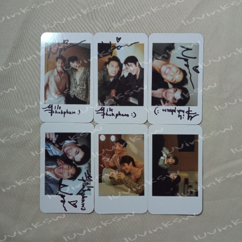(READY) MILEAPO KINNPORSCHE DELING POLAROID PHOTOCARD SET