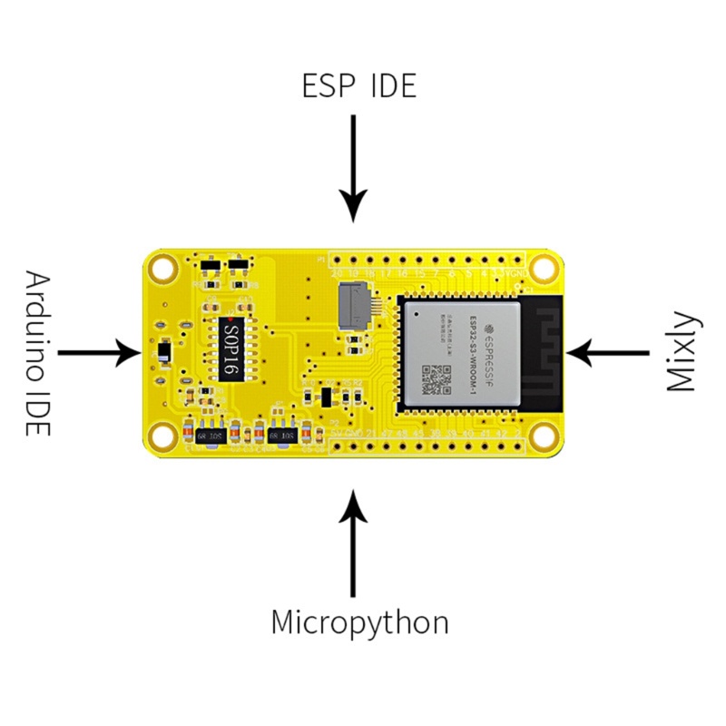 Vivi ESP32 S3 LVGL Papan Pengembangan Dengan Layar Display 1.9 Inci Konektivitas Nirkabel- Dengan Wi-Fi Dan BLE ESP32-1732S01