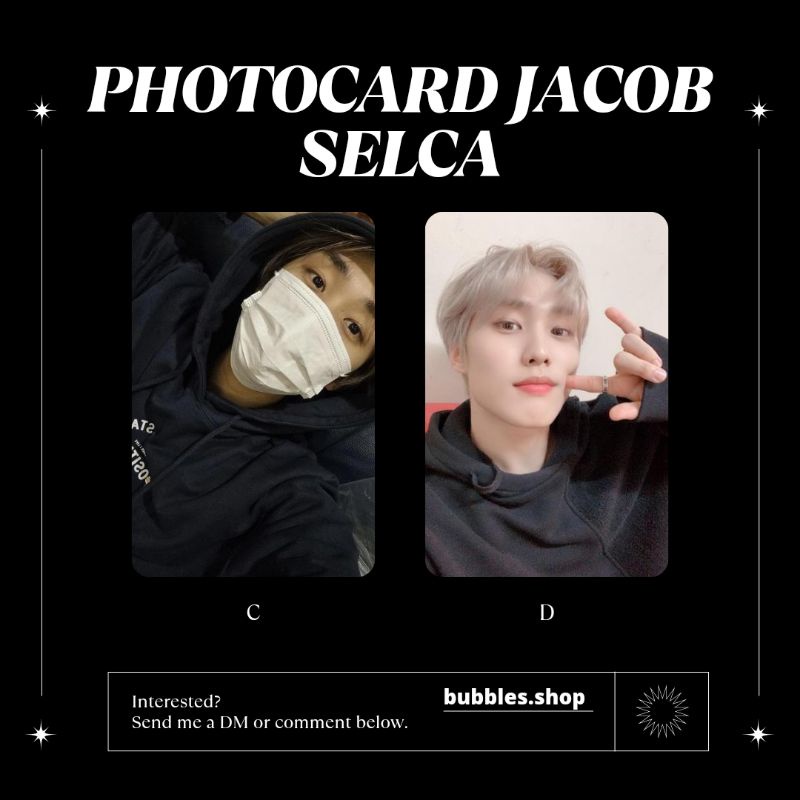 PHOTOCARD UNOFFICIAL JACOB THE BOYZ SELCA