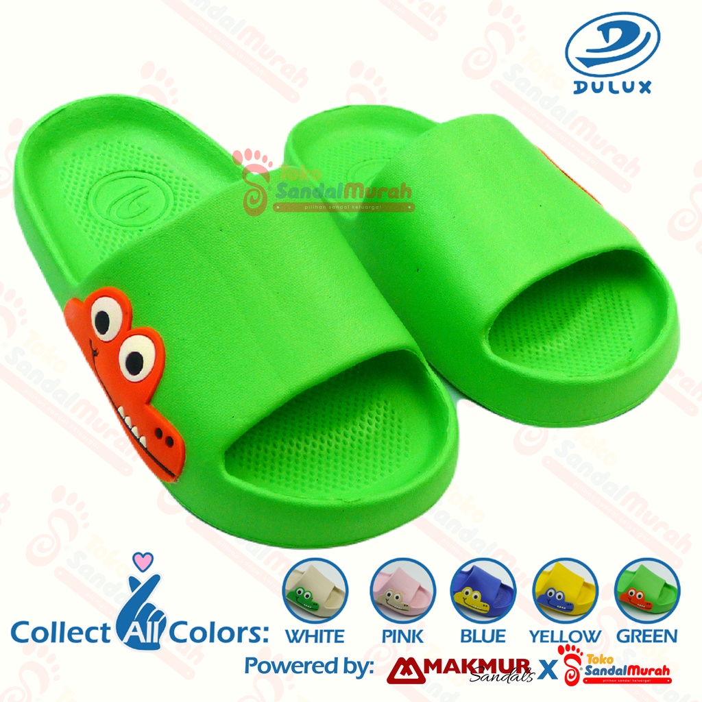 Toko Sendal Murah - Sandal Slop Anak Bermotif Uk 24-29/ Sandal Anak Karet Ringan / Sandal Slop Kokop Buaya / Sandal Anak Laki Laki/ Sandal Anak Perempuan / Sandal Slop Karakter / [Toko Sendal Murah Kids M 386 D BY ]