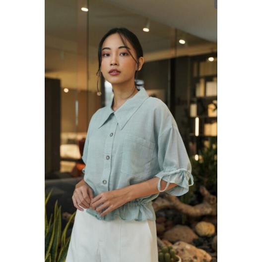 Lana Top Maven in Morning mist Ready