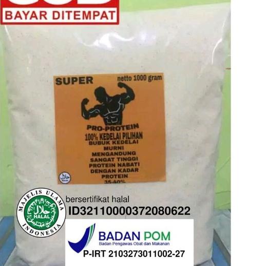 

COD [TD4] WHEY PROPROTEIN susu kedelai bubuk tinggi protein.1000gr fitnes gym
