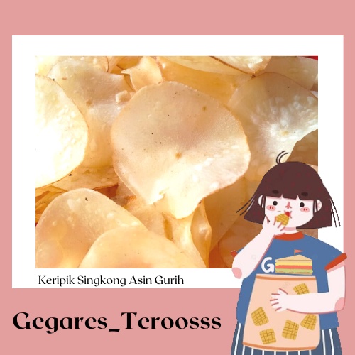

Keripik Singkong Asin Gurih DD Keripik Singkong Asin 250gr