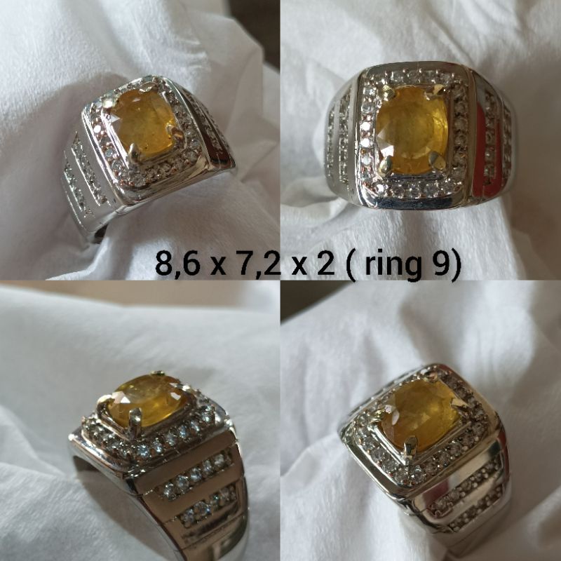 Natural yellow sapphire