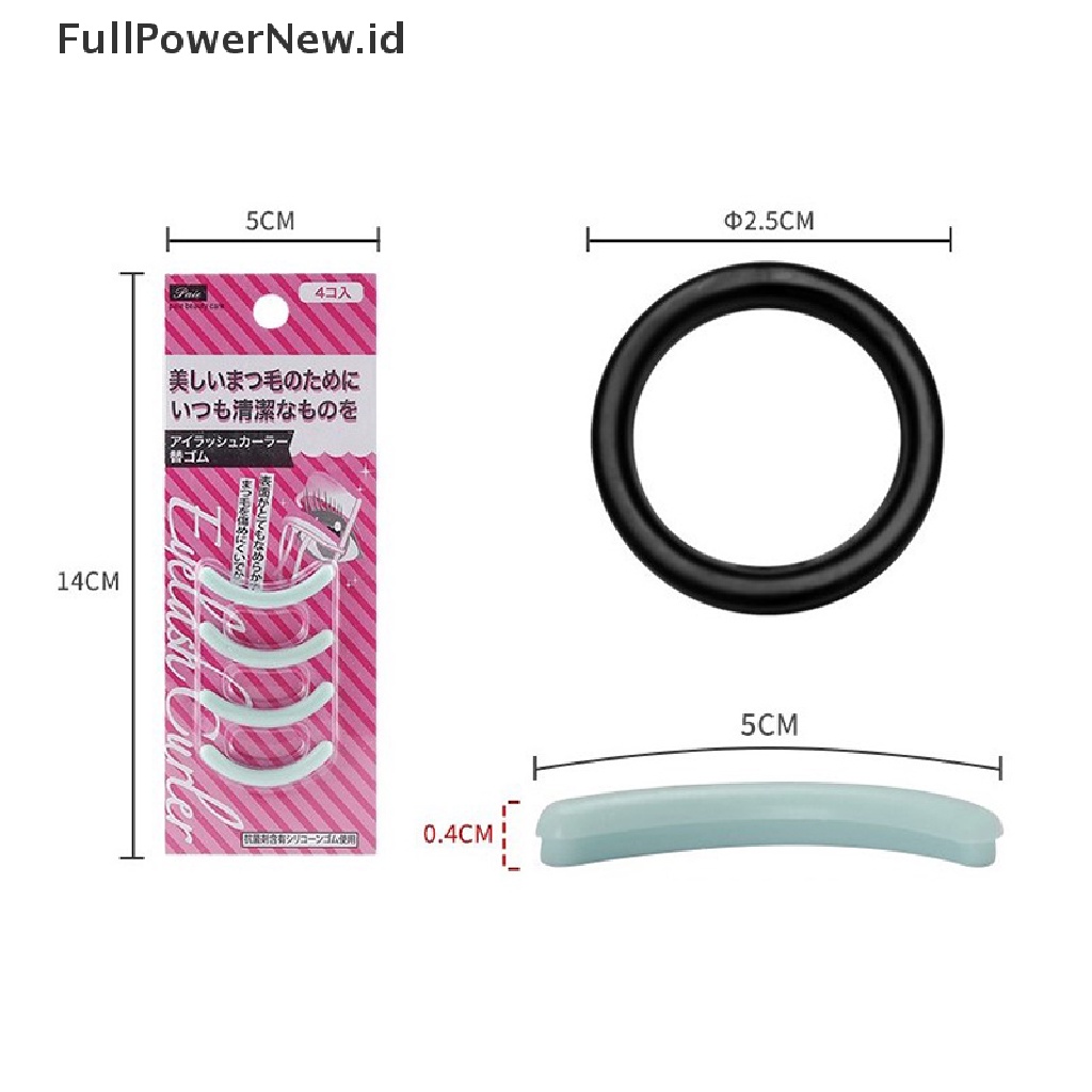 Power 4Pcs Penjepit Bulu Mata Replacement Pads Penjepit Bulu Mata Refill Rubber Pads ID