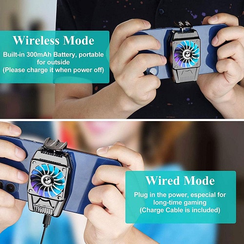 Smartphone Cooling Fan Pad Kipas Pendingin Radiator Turbo Heat Sink Handphone H15