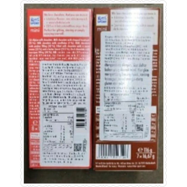 

QH Coklat Ritter Sport Mini Nut Selection 7 Pcs