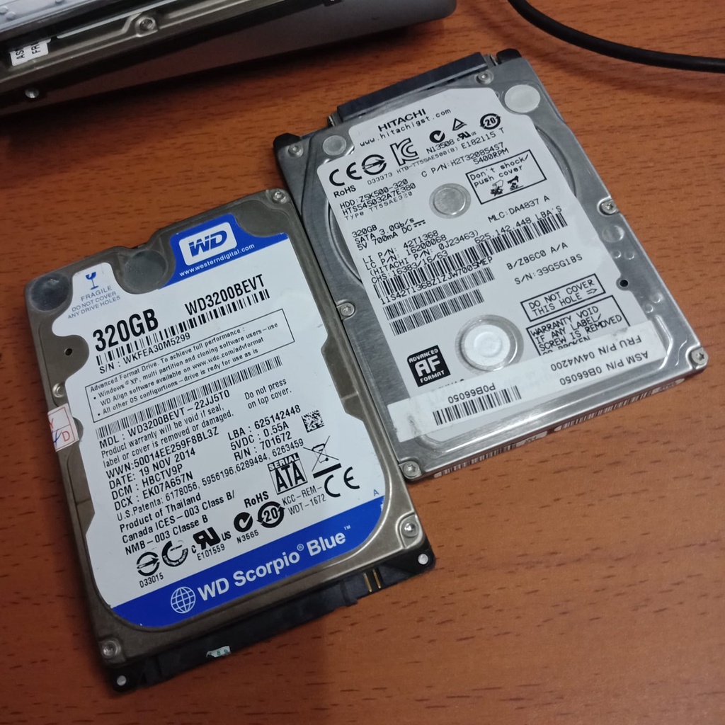 Hardisk laptop/hdd laptop 320gb internal laptop 2,5 inch bergaransi 100 persen sentinel murah meriah
