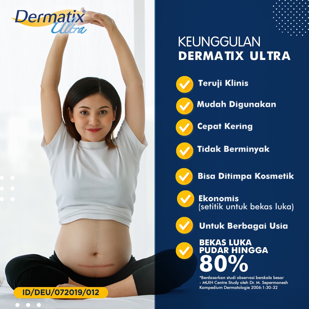 Dermatix Ultra 15g Cream Penghilang Bekas Luka Operasi Jerawat Keloid Advance Gel Acne Spot Care