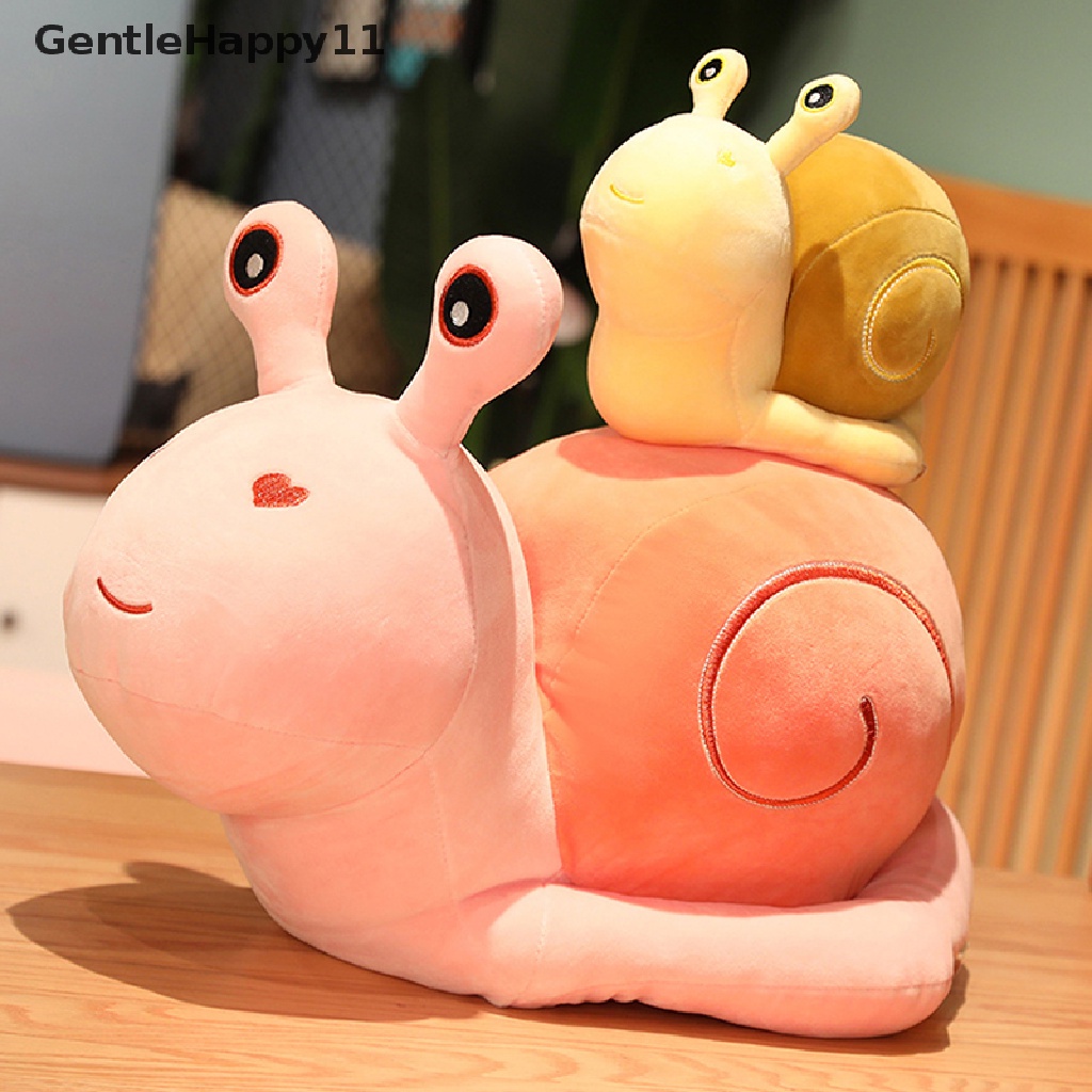 Gentlehappy Snails Plush Toys Animal Bantal Boneka Boneka Kawaii Lembut Snail Doll Bantal Sofa Hadiah id