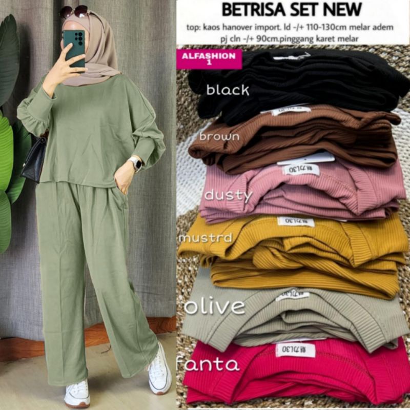 Betrisa set by alfashion setelan wanita terbaru ori