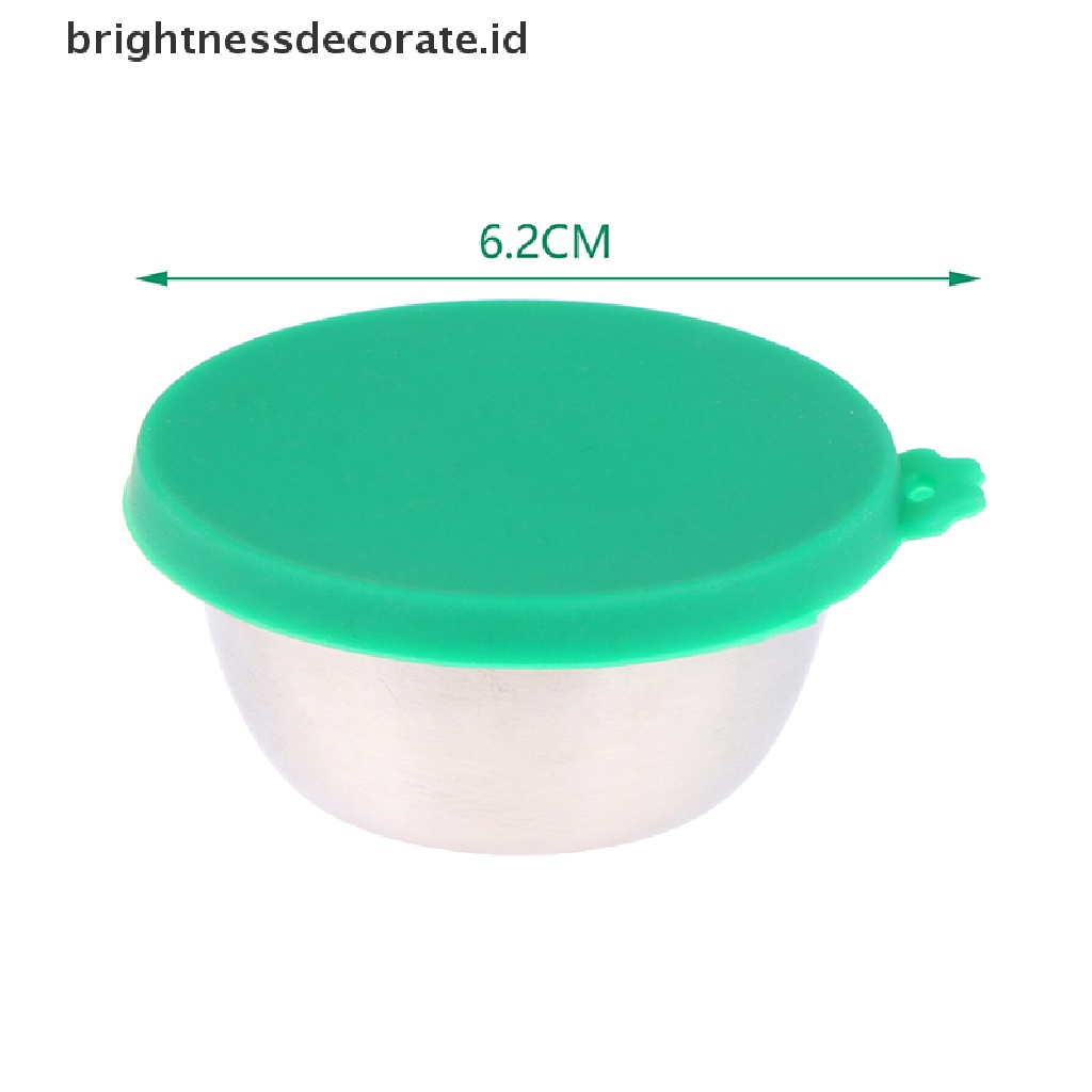 [Birth] 50ml Dipping Sauce Cup w/Tutup Wadah Bumbu Salad Lunch Piknik Kotak Travel [ID]