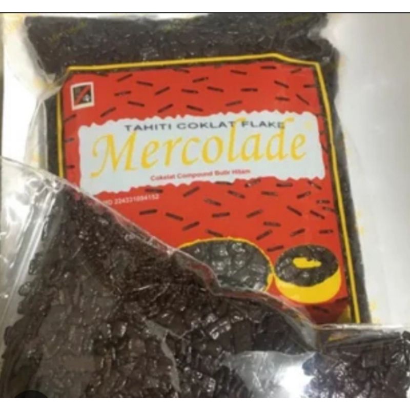 Coklat Flake / Serpihan coklat Mercolade 100gr