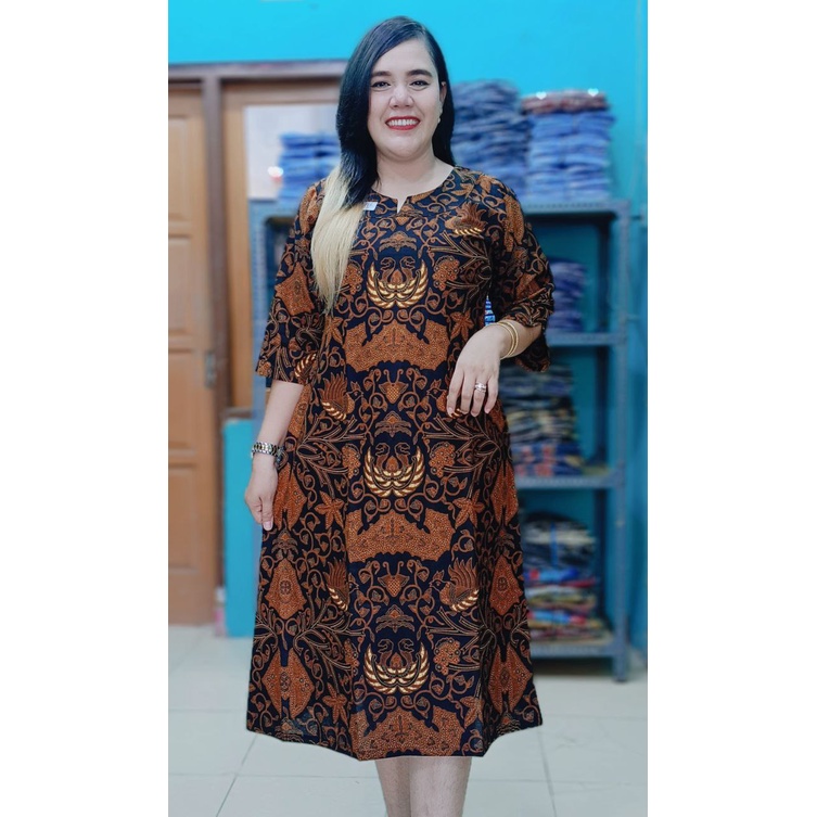 TUNIK BATU YENI BAGARIANG - BAHAN TEBAL JAHITAN BUTIK BATIK SOLO