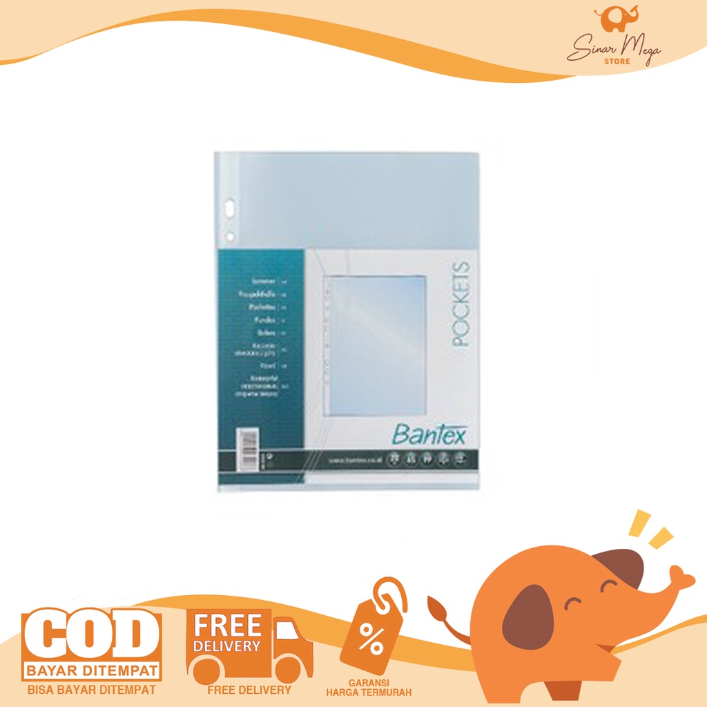 

Bantex Clear Pocket A5 2032 08 A5 Kantong 20 Sheet/ Plastik Notebook