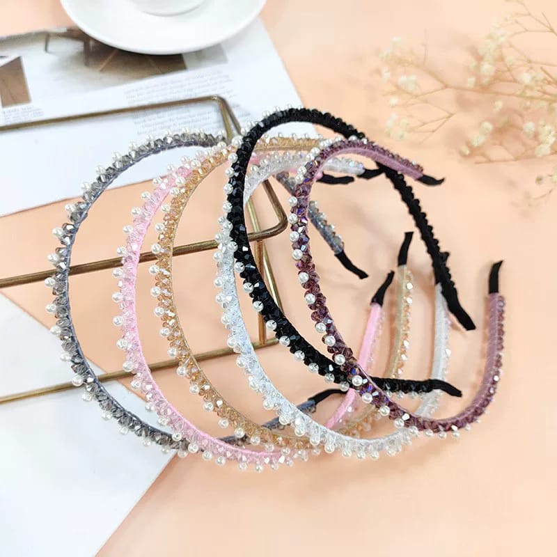 korean pearl headband / Bando korea Mutiara Monte-monte Blink Blink Girly Retro Bando Dewasa / Bando