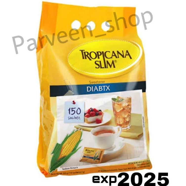 

LANGSUNG CHECKOUT O905 GULA TROPICANA SLIM DIABTX SWEETENER 150 SACHET デ