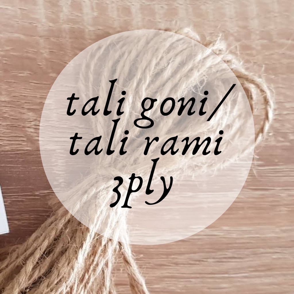 

Tali Goni / Tali Rami 3 ply meteran