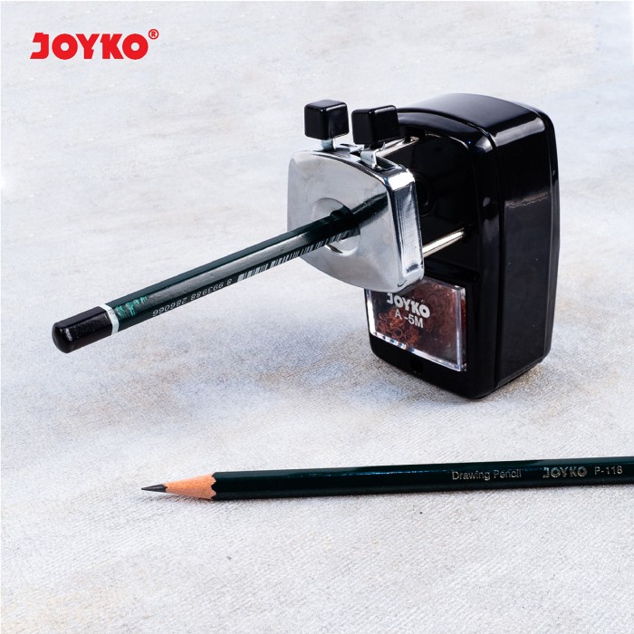 

Joyko Sharpener / Serutan Pensil Meja Rautan Putar Joyko A-5M