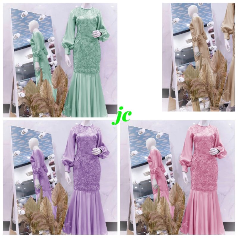 JCZR - Drupadi Dress Duyung / Dress Wanita Mewah Terbaru Kekinian