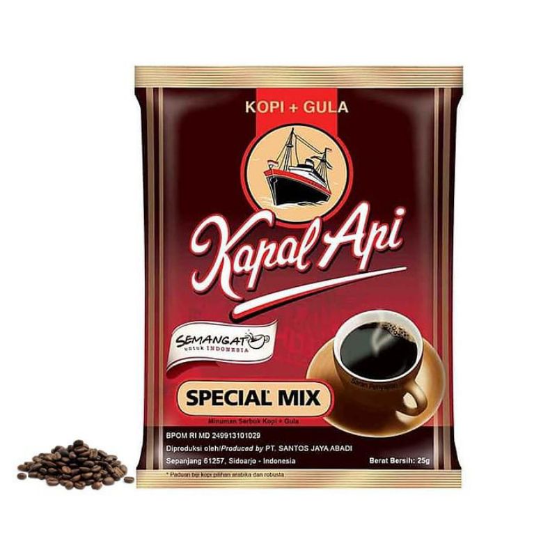 

Kapal Api Special Mix Kopi 25gr x 10pcs