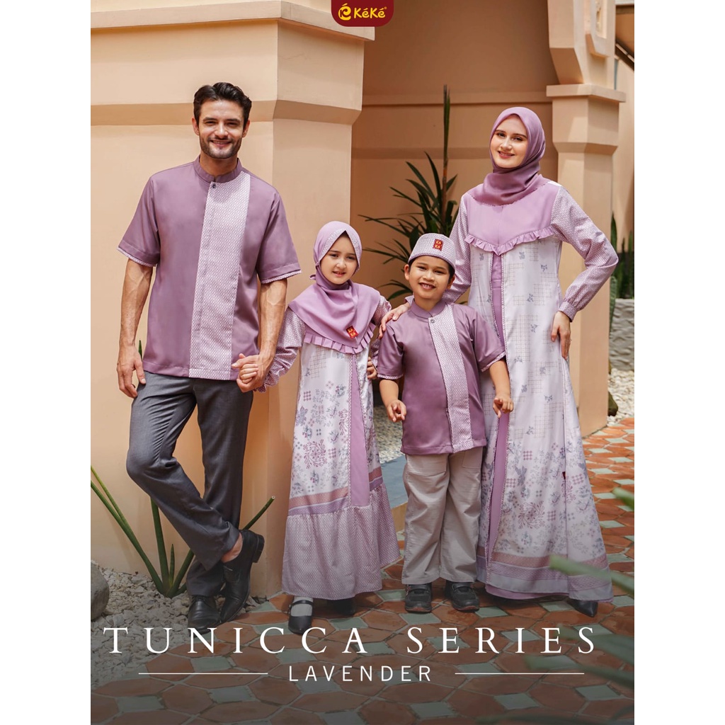 GAMIS SARIMBIT KEKE TUNICCA SERIES LAVENDER