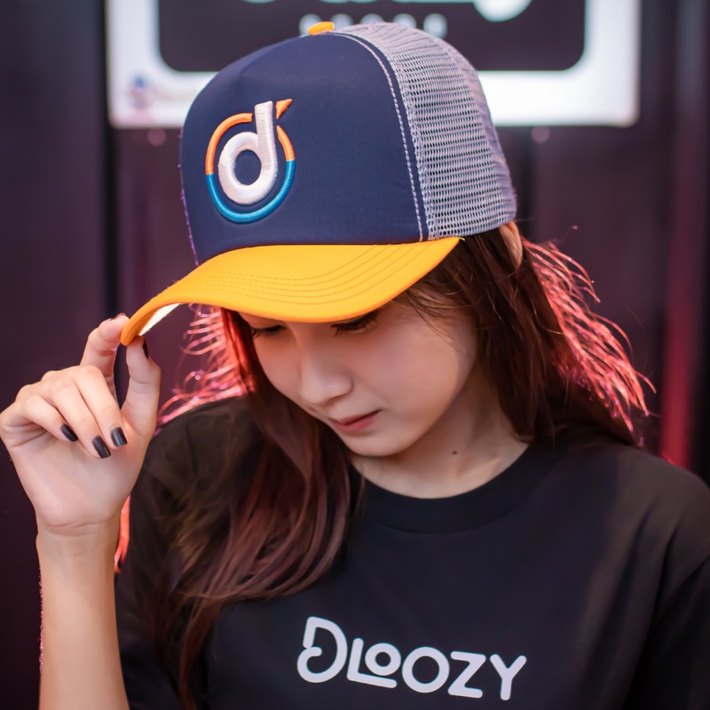 Dloozy Topi Jaring Proshop Original Official Hitam Skaters Drip On Trucker Pria