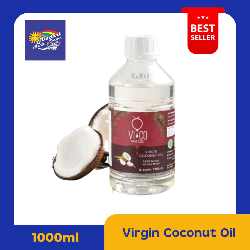 VCO Vico Bagoes 1000 ml / Virgin Coconut Oil 1 Liter