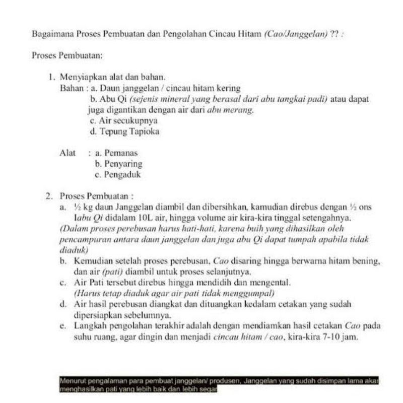 

Cahayadstore Daun Janggelan ( Daun Cacah + Batang ) Bahan Cincau Hitam 1Kg