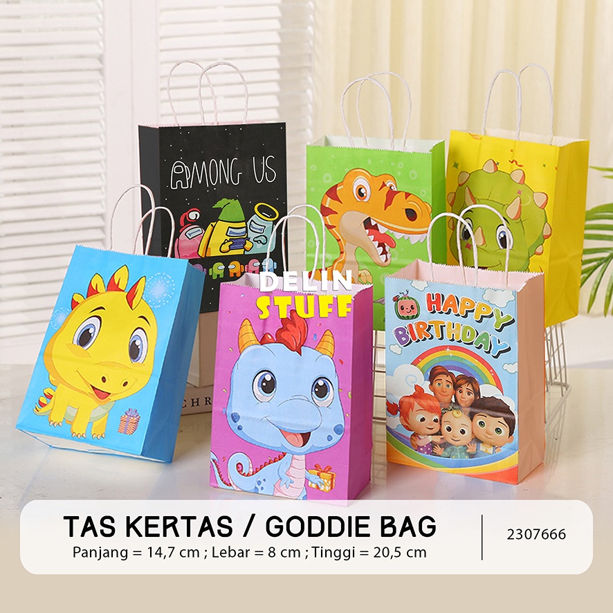 Goodie Bag Ulang Tahun Anak Tas Ulang Tahun Anak Tas Bingkisan Ulang Tahun Anak Tas Souvenir Ultah A