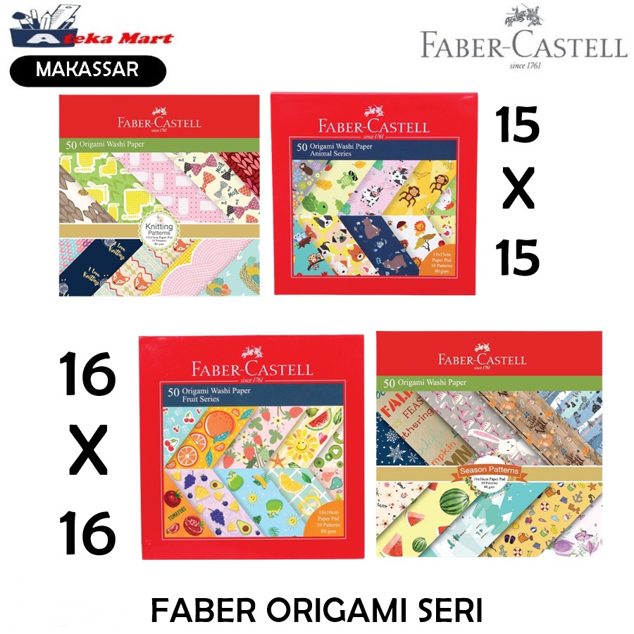 

FABER CASTELL ORIGAMI ANIMAL KNITTING FRUIT SEASON