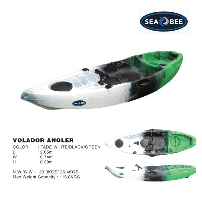 Pera Perahu Kayak - Kayak Kano - Kayak Volador Angle 2 - Seabee