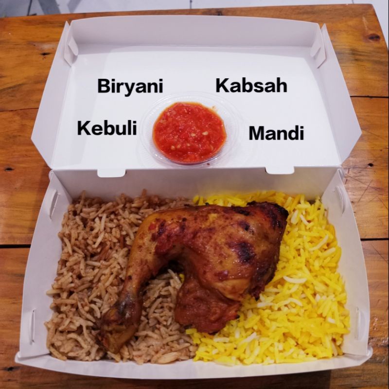 

Kebuli Ayam Panggang Beras Basmati Khas Arab